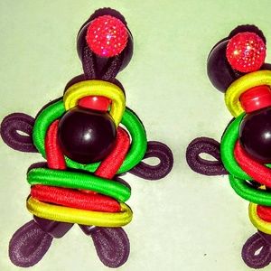 Jumping Jack Pierced Stud Ear Ornaments